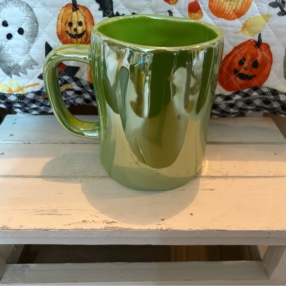 Rae Dunn Iridescent Green Creep It Real Mug - Picture 3 of 4
